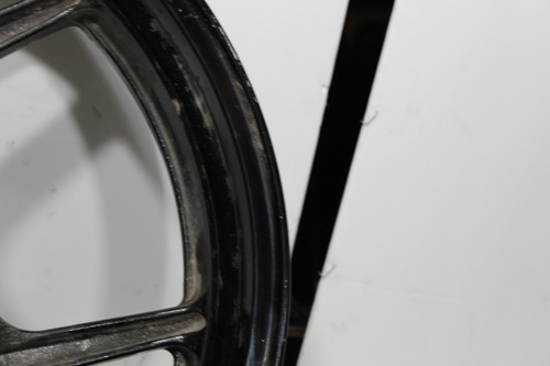 12-16 Kawasaki Ninja 650 ABS OEM Rear Wheel 6 Spoke Black 17x4.5" - Picture 15 of 16
