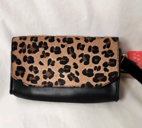 IVANKA TRUMP Black Belt with Animal Print Pouch Purse Size Large NEW - Picture 2 of 9