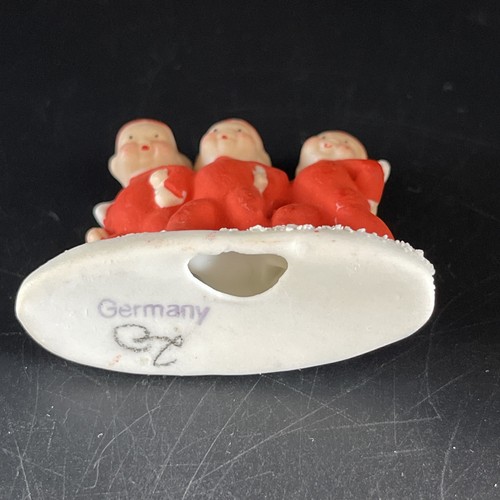 Hertwig Antique German Snow Baby Triplets porcelain bisque Rare HTF - Picture 4 of 4