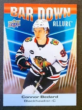 Connor Bedard 2023-24 Upper Deck Allure Bar Down Rookie #BD-10