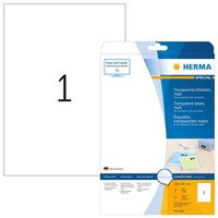 Herma Folienetiketten 4585 Transparent 210,0 X 297,0 Mm, 10 Blatt