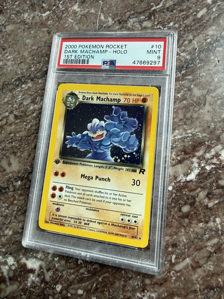 Darkness Machamp Pokémon TCG Professional Sports Authenticator