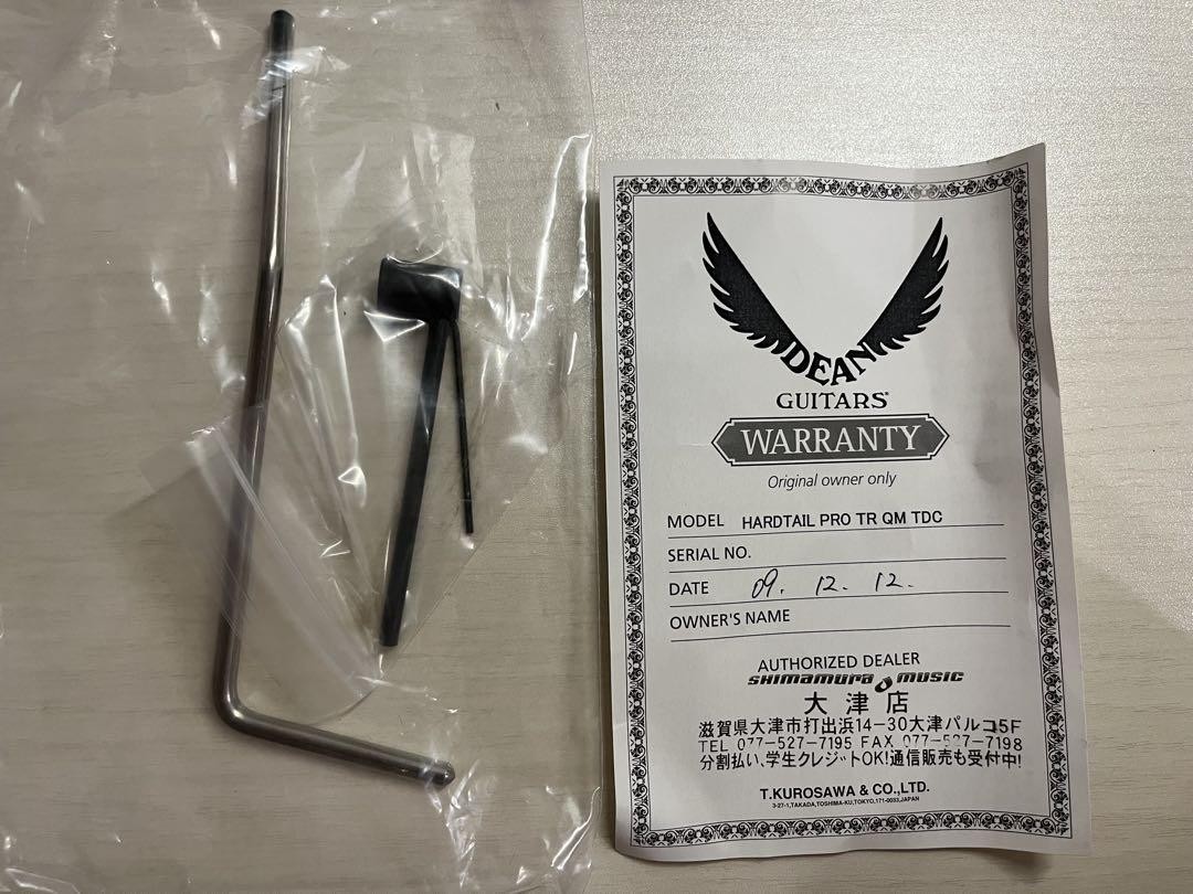 Dean hardtail Pro TR QM TDC Japan Safe Packing! | eBay