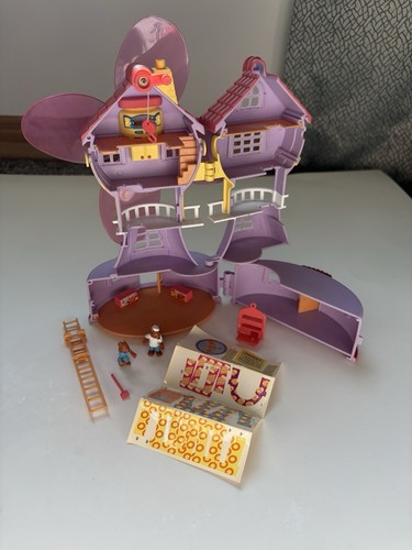 Vintage 1996 Polly Pocket Pollyville Windy Wing Bakery & Cake Shop mit Aufklebern - Bild 7 von 12