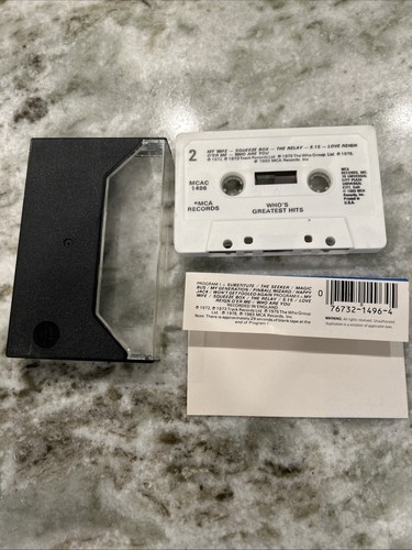 🔥 The Who – Greatest Hits Cassette (1983) Legendary Rock Essentials! - Picture 3 of 3