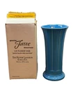 NEW RARE Fiesta Peacock Blue Flared Vase 8" Retired