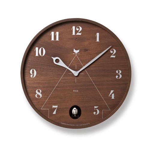 Lemnos PACE Brown LC11-09 BW LC11-09 BW Wall Clock From Japan New Japan - Picture 1 of 3