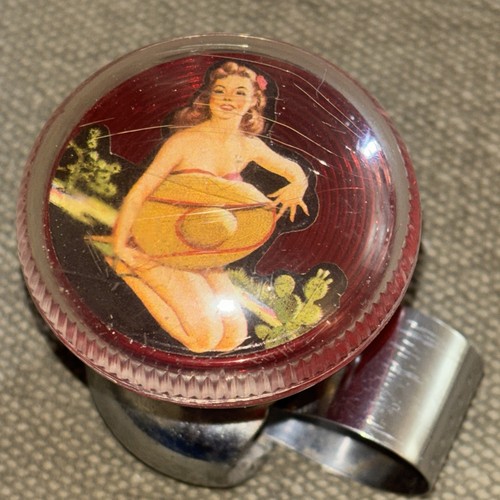 Vintage Pin Up Girl Steering Wheel Knob. - Picture 14 of 14