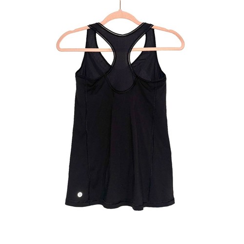 Lululemon Deep Breath Black Built In Bra Tank 6 - Picture 4 of 8