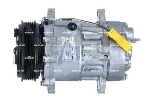 Air Con Compressor 32198 NRF AC Conditioning 6453CR 6453JN 6453JQ 6453LQ 6453LR - Picture 3 of 13