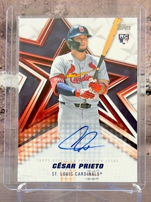 2026 Topps Series 2 Cesar Prieto (RC) #BSA2-CP Autograph Baseball Stars