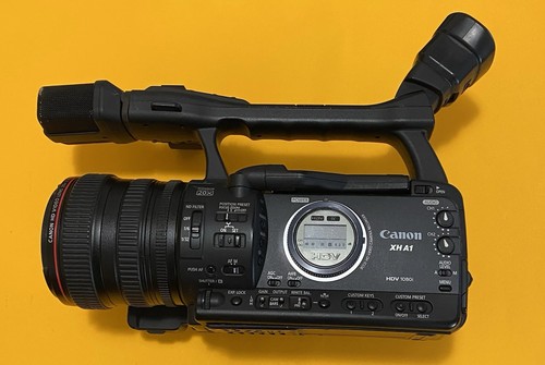 Canon XH A1 Nero HDV 1080i Stabilizzatore Ottico Immagine Videocamera Funzionante LEGGI - Foto 10 di 19