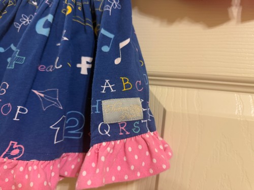Eleanor Rose School Alphabet Outfit Ashley Top and Brailey Shorts Girls Size 4/5 - Picture 5 of 5