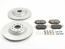 Front Coated Brake Discs & Pads For Skoda Enyaq Elroq 2020 -  340mm X 27mm Set 