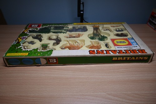 Vintage 1973 Britains #7326 Animal World / Zoo Models Set - Picture 18 of 20