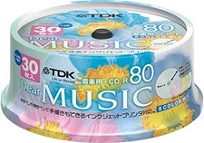 TDK Music CD-R 80 minutes Inkjet printer compatible (5-color color mix wide prin