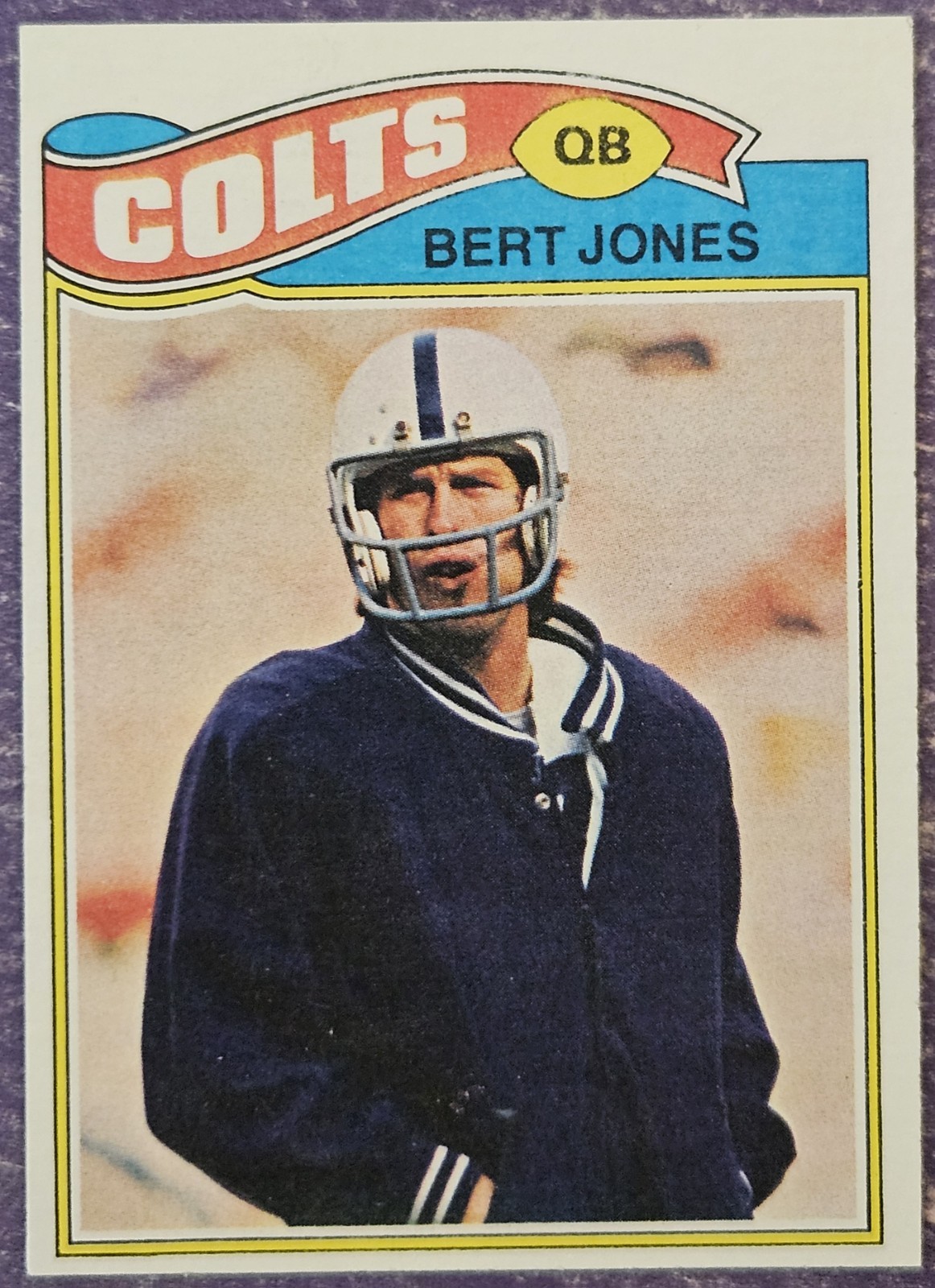 1977 Topps #95 Bert Jones Football card Baltimore Colts!