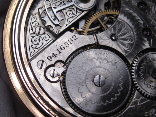 Antique 1899 WALTHAM Grade 28 Pocket Watch. 16s, 15j, OF. Runs for 10 seconds - Picture 13 of 18