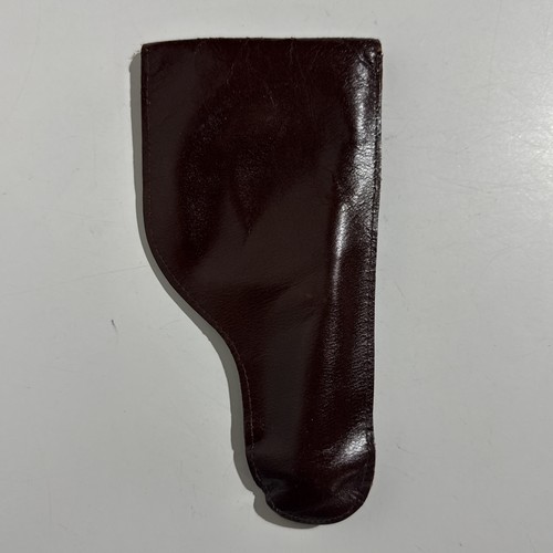 Funda de cuero con micrometro Starrett vintage soporte con broche de presión - Imagen 2 de 4