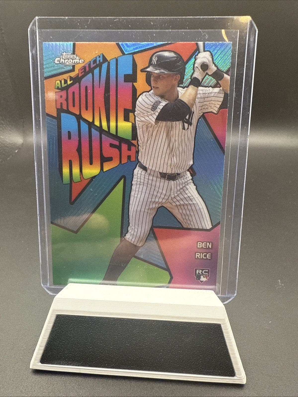 2025 Topps Chrome Baseball BEN RICE RC #CERR-16 All-Etch Rookie Rush SP Insert