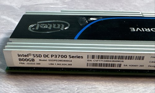 Intel SSD DC P3700 Series 800GB SSDPEDMD800G4 Solid State Drive Karte Low Profile - Bild 4 von 5