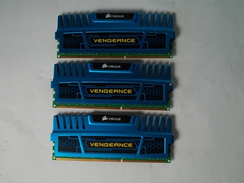 *Lot Of 3* Corsair Vengeance CMZ16GX3M2A1600C10B DDR3 16GB (2X8GB) (V3243) - Picture 1 of 4