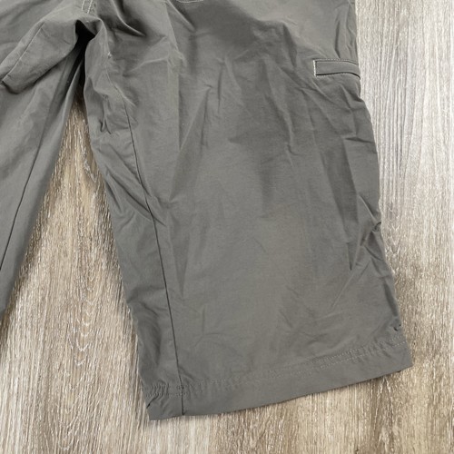 KUHL Hiking Bermuda Shorts Women’s 14 Gray Green Stretch Nylon Cargo Outdoor - Picture 12 of 19