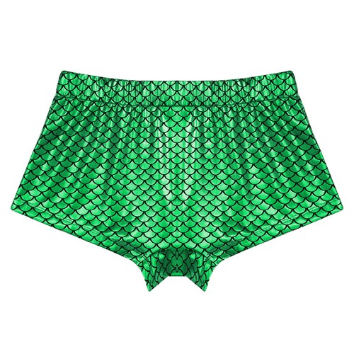 Men Bottoms Rave Underwear Boxer Briefs Shorts Carnival Holographic Swim Booty - Picture 23 of 38