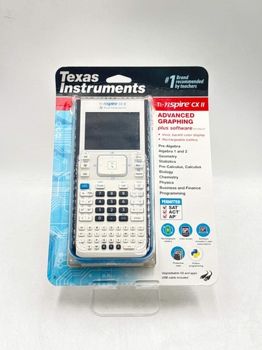 Texas Instruments TI-Nspire CX II Farbdisplay grafischer Taschenrechner - neu versiegelt - Bild 1 von 4