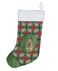 Belgian Laekenois Christmas Poinsettias Holiday Stocking