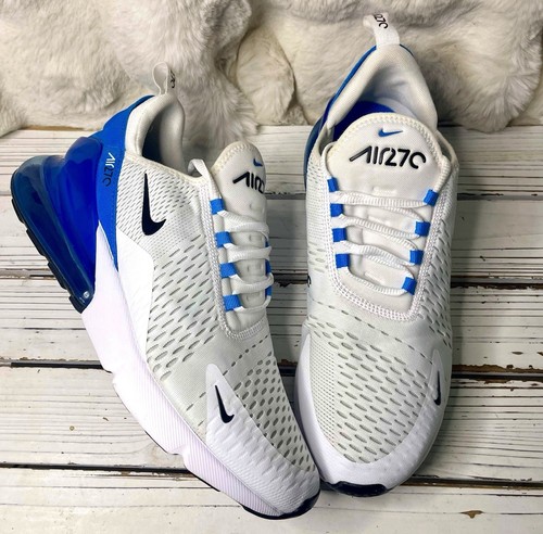 Saubere Größe 11 - Nike Air Max 270 weiß Foto blau Schuhe