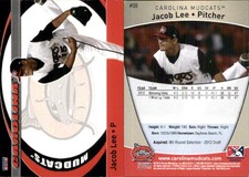 Jacob Lee 2013 Choice Carolina Mudcats #9 RC Card FREE SHIP *AutographDen*