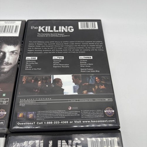 The Killing (DVD) Seasons 1-4 Complete Series 12-Disc Set Seasons 1 2 3 4 - Imagen 9 de 19