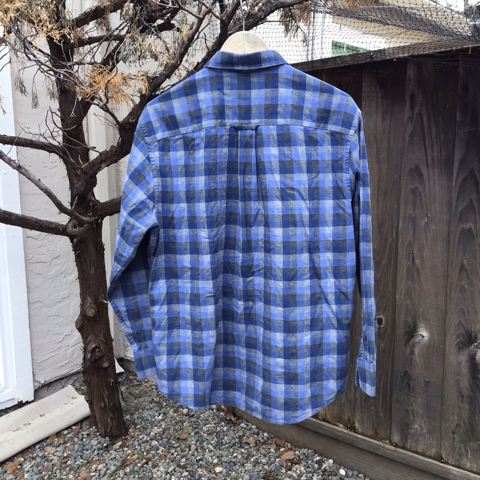 Pendleton Landry Blue Plaid Button Down Shirt Men… - image 5