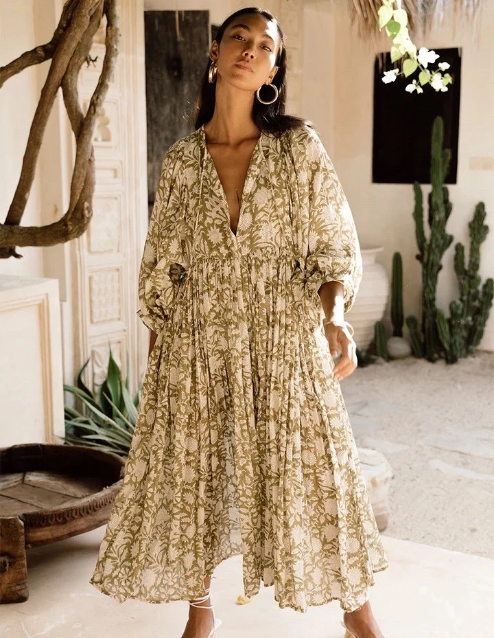 green gingham maxi dress Green Gingham Starlight Midi Dress
