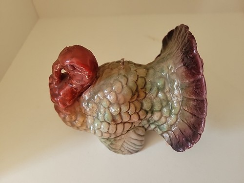 Handcrafted Turkey Candle Gatlinburg TN Village Candles Fall Thanksgiving Gift - Picture 4 of 15