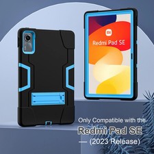 Rugged Shockproof Case For Lenovo Tab M11 2024 11" Tablet Cover Stand Black Blue