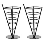  2 Pack Versatile French Fries Basket Stand Fry Appetizer Holders