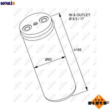 DRYER AIR CONDITIONING 33233 FOR VAUXHALL MERIVA/Mk OPEL Y13DT Z13DT 1.2L 4cyl