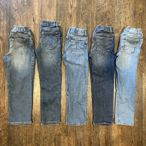 Lot Of 5 Boys Size 6 Straight Leg Jeans Children’s Place Osh Kosh Bogosh