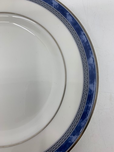 4 Royal Doulton Atlanta Blue Silver Greek Key Bread & Butter Plates 6.5" - Bild 5 von 7