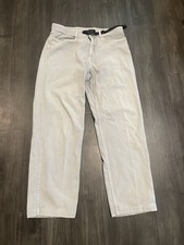 VTG 90s Gramicci Jeans Belted Mens 34 Tan Made In USA