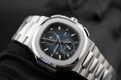 BNIB Patek Philippe Nautilus 5990/1A-011 'Travel Time' Flyback Chronograph 2025