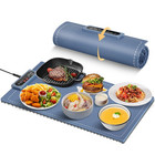 Food Warming Mat, Electric Warming Tray, Portable and Rollable, Premium Silic.