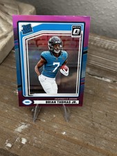 2024 DONRUSS OPTIC PREVIEW BRIAN THOMAS JR. PINK RATED ROOKIE JAGUARS DW5