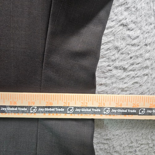Roundtree & Yorke 46L 2PC Suit Blazer Men Wool Pants 36 x 34 Brown - Picture 17 of 24