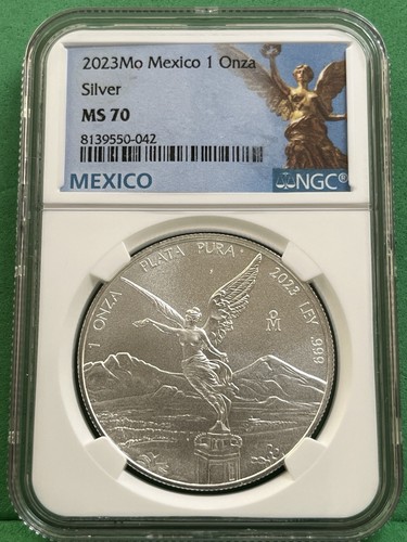 2023Mo Mexiko 1 Onza Silber MS 70