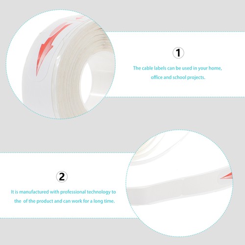 Label Cord Identification Labels Practical Self-Adhesive Stickers - Afbeelding 10 van 12