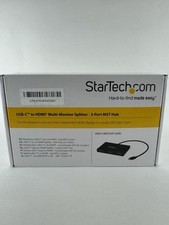 StarTech 3-Port Multi Monitor Adapter - USB-C to 3x HDMI Video Splitter - US