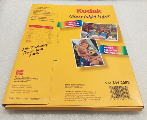 Kodak Glossy Inkjet Premium Photo Paper 57 Sheets 8 1/2" x 11" Prints Both Sides - 第 2/2 張圖片